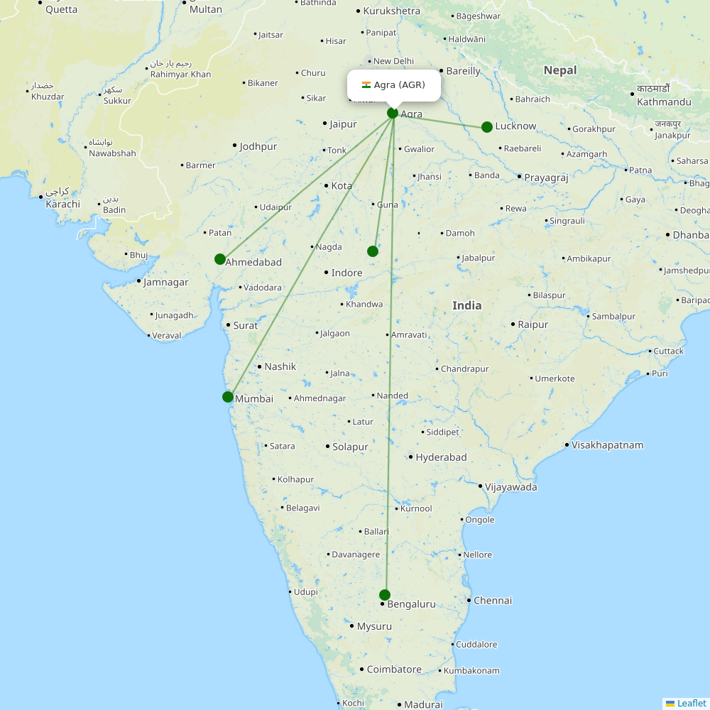 Route map Amritsar  ATQ airport