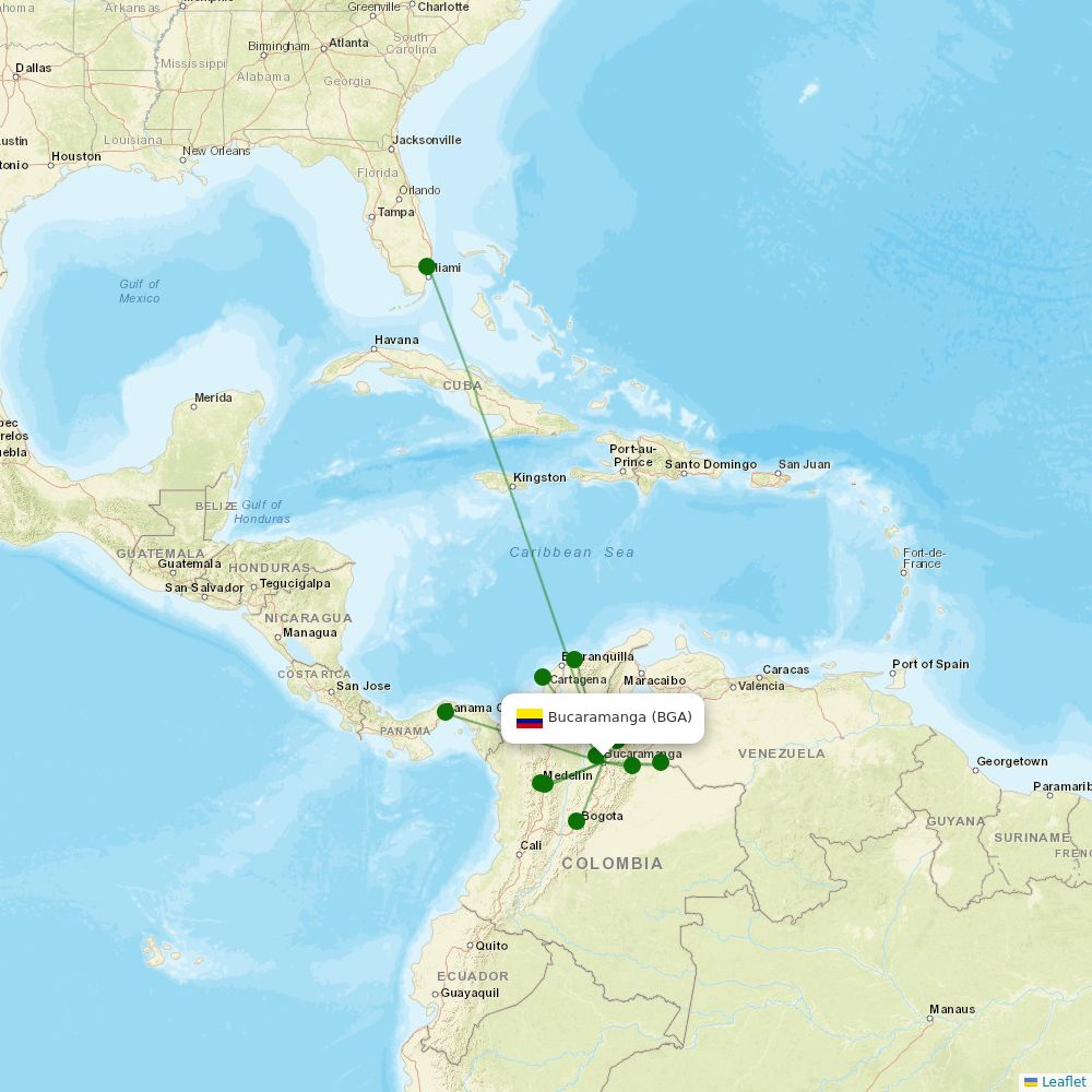 Bucaramanga Destinations 9 Routes 2024 Airport Information bucaramanga-destinations-9-routes-2024-airport-information