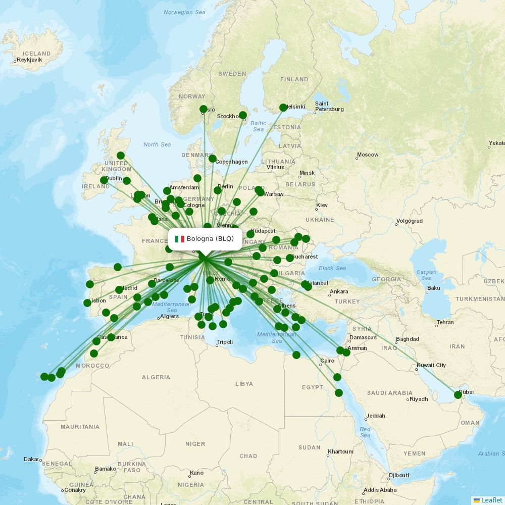 Bologna Guglielmo Marconi Airport information, flights and status