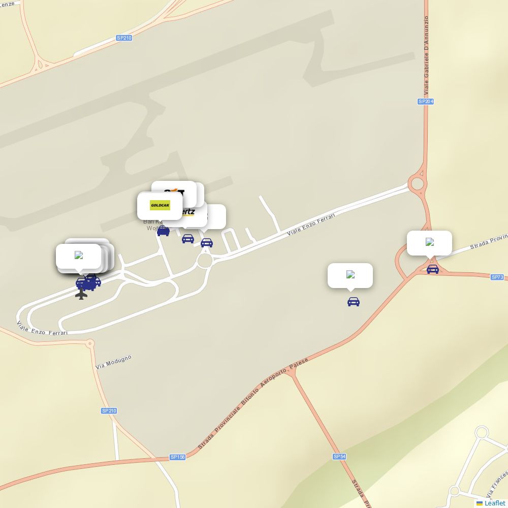 Car rentals at Bari Airport (BRI) Airport Information