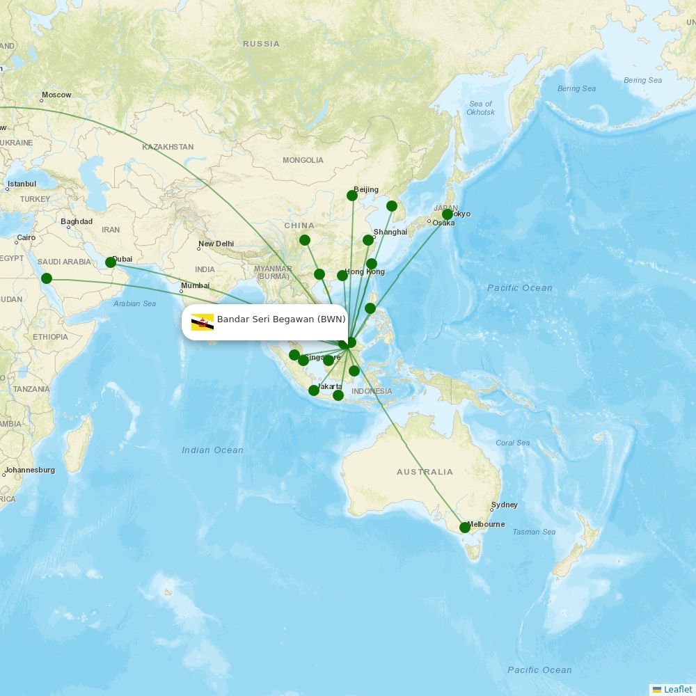 Bandar Seri Begawan Map Tourist Bandar Seri Begawan Brunei Map Capital
