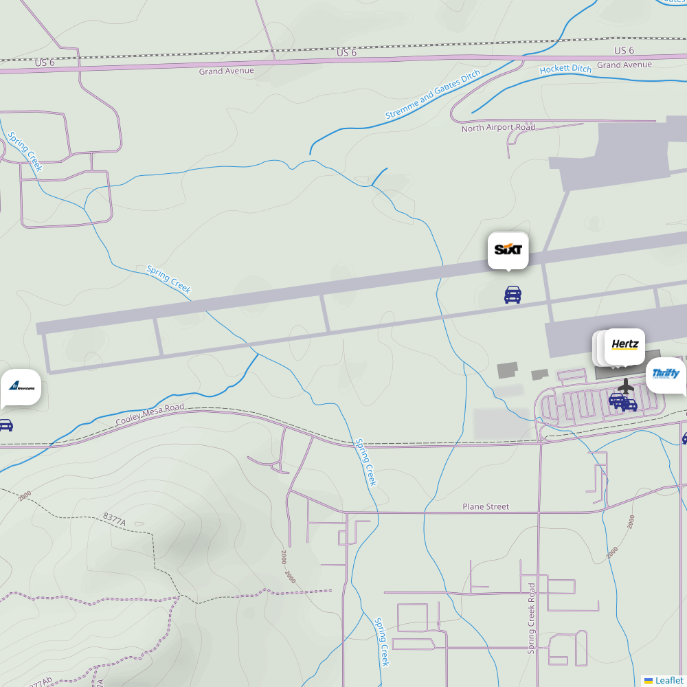 Car rentals at Eagle Co Rgnl (EGE) Airport Information
