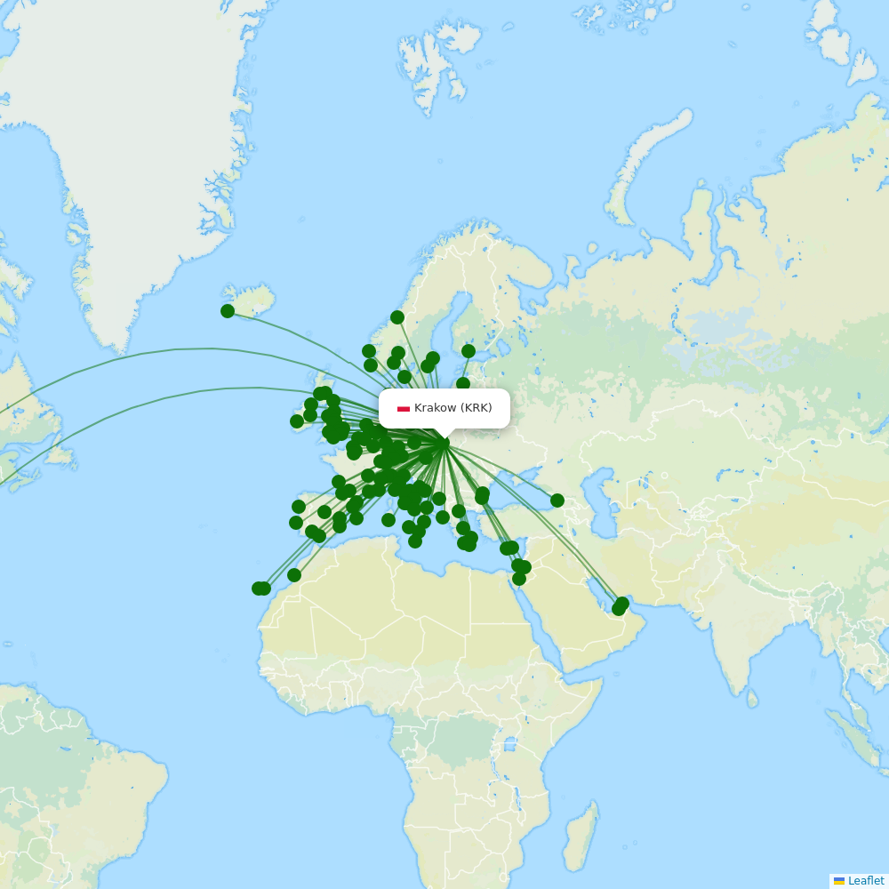 Kraków Airport airport map | Krakow (KRK) | Airport Information