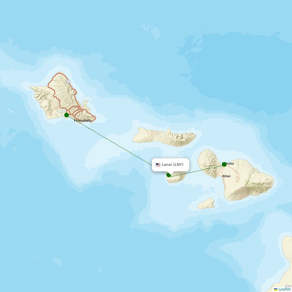 Lanai City information, flights and status Airport Information