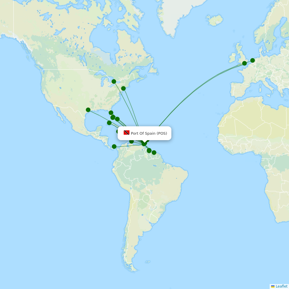 Piarco destination map