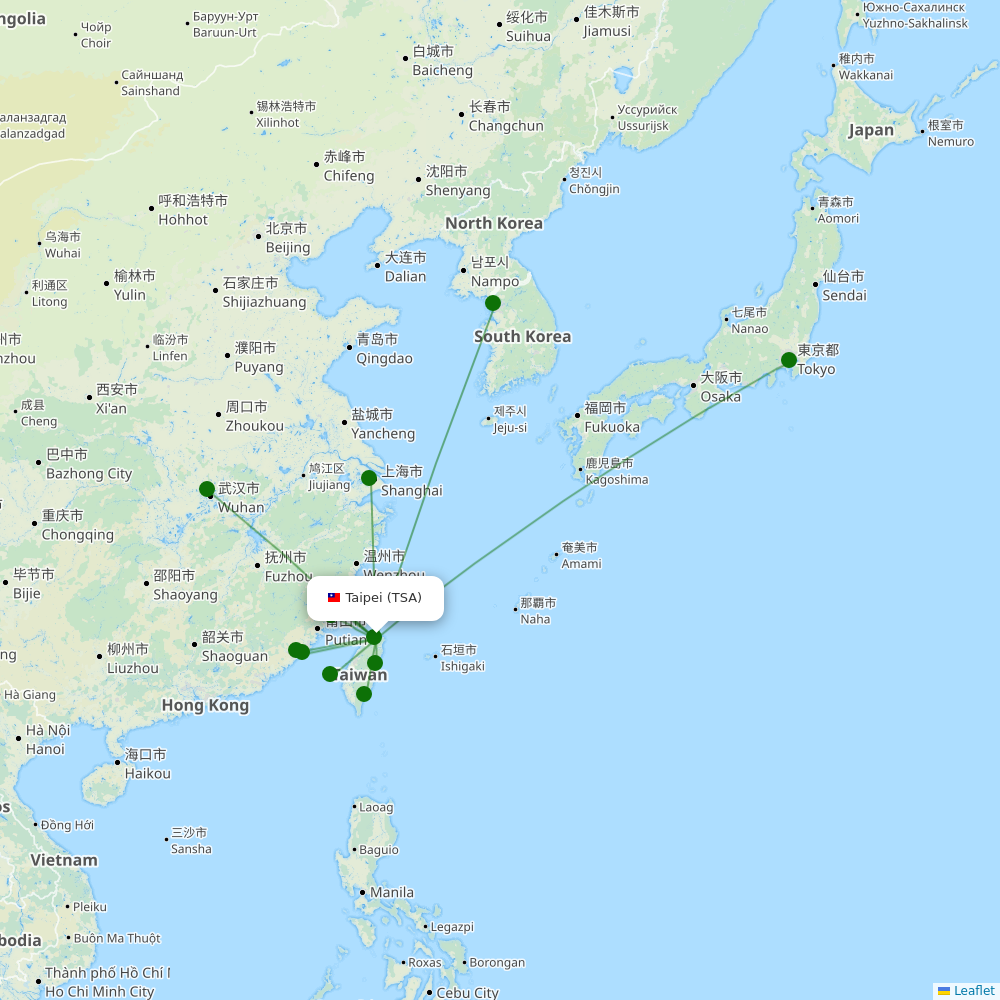 Sungshan destination map