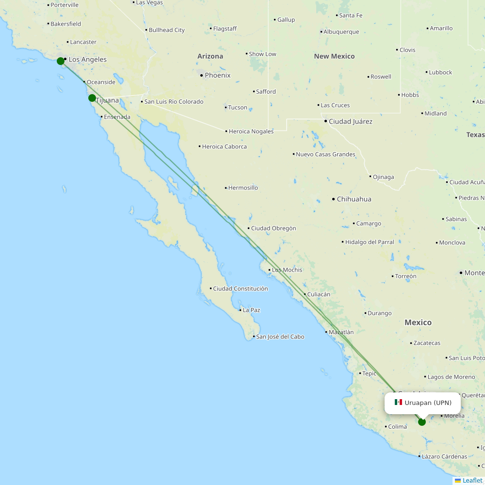 Licenciado Y Gen Ignacio Lopez Rayon destination map