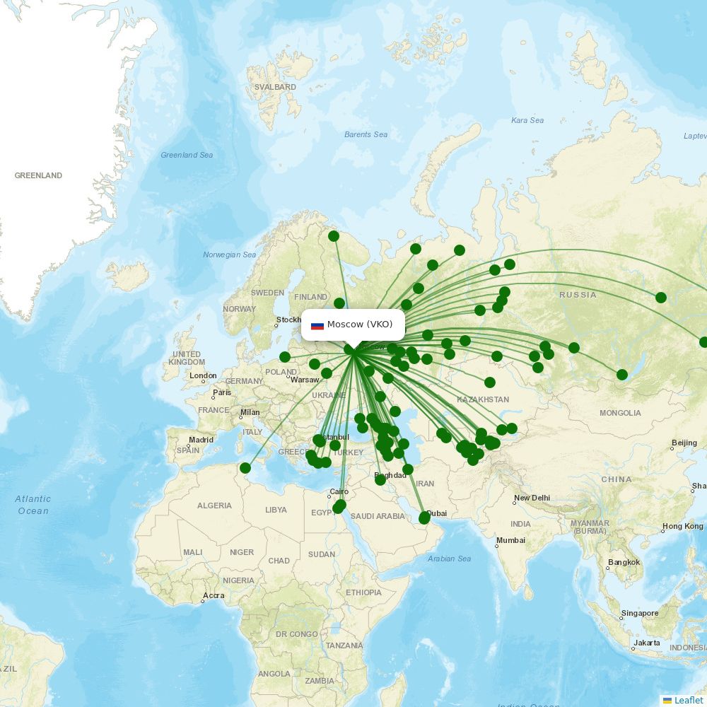 Vnukovo International Airport information, flights and status Airport