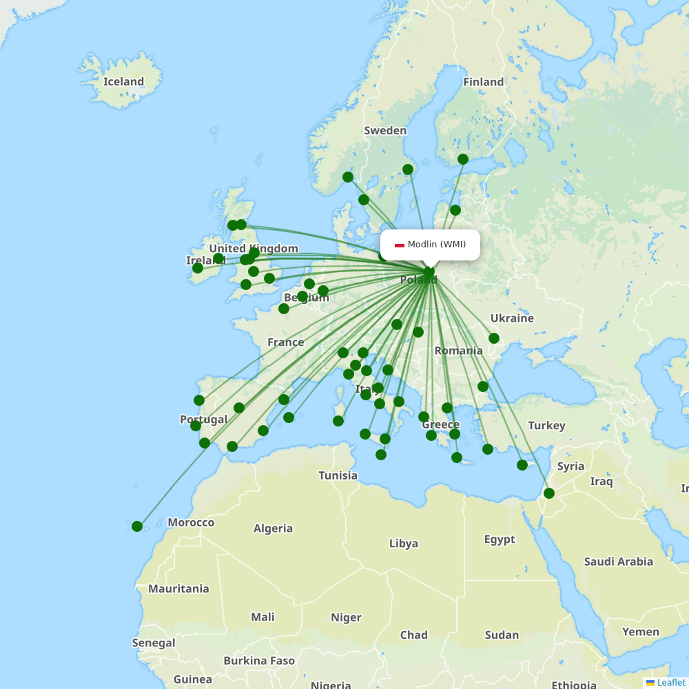 Warsaw Modlin Airport information, flights and status | Airport Information